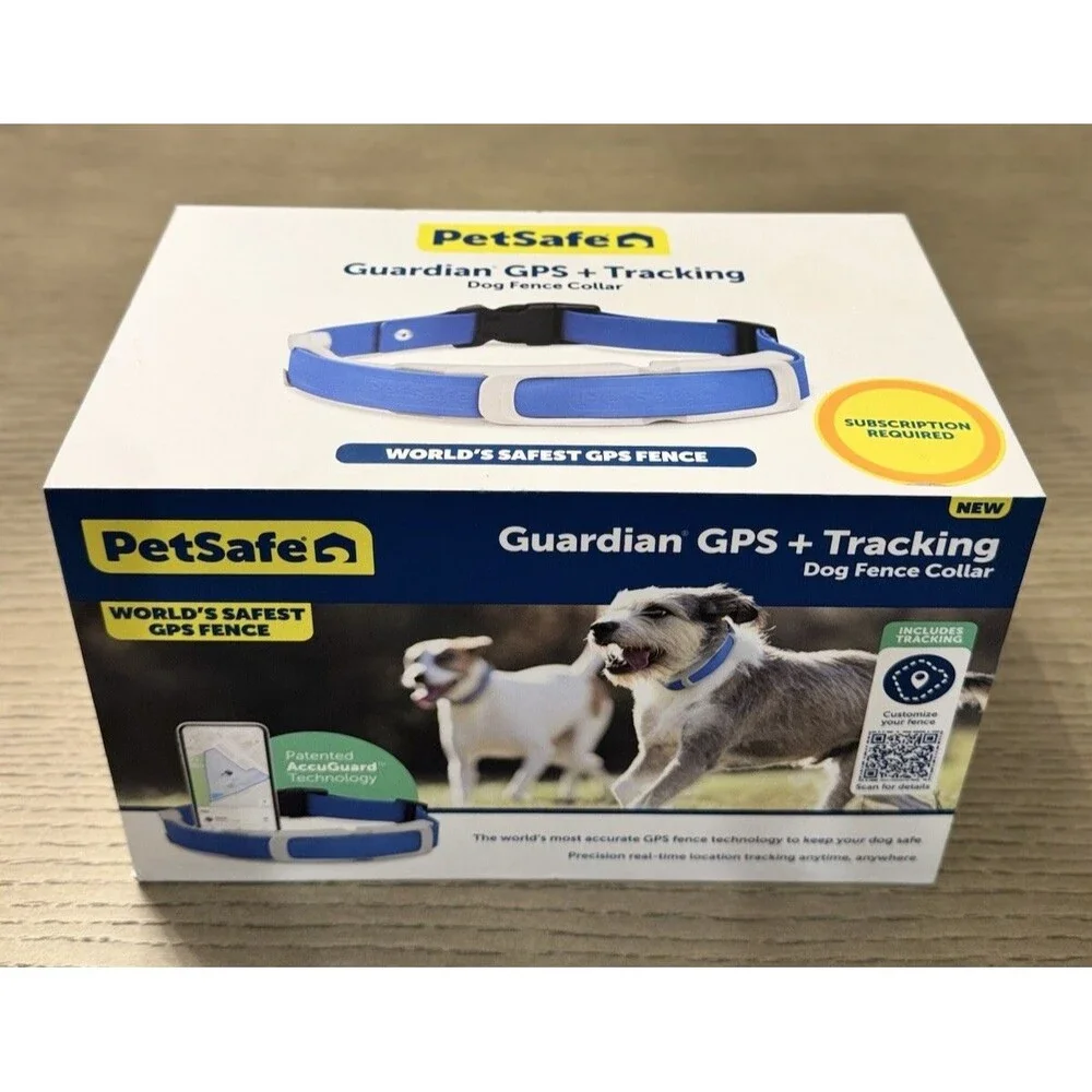 PetSafe Guardian GPS + Tracking Dog Wireless Fence Collar. Over 3/4 Acres . NEW